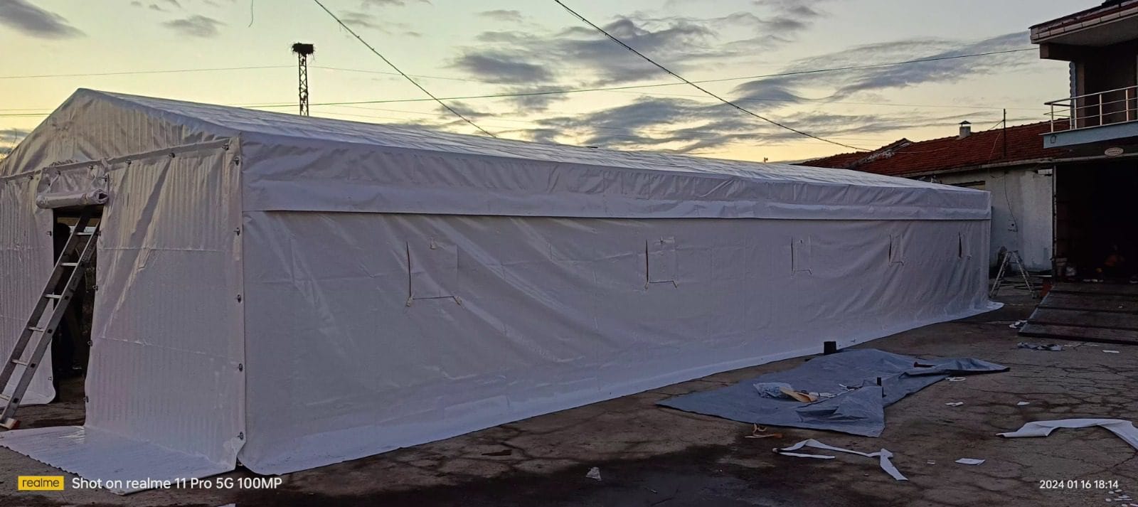 Lojistik Depolama Çadırı